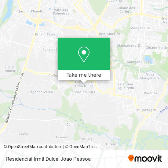 Residencial Irmã Dulce map