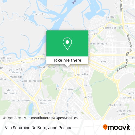 Vila Saturnino De Brito map