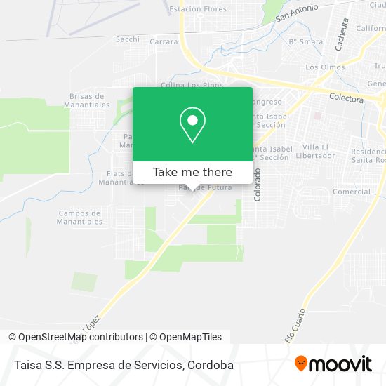 Taisa S.S. Empresa de Servicios map
