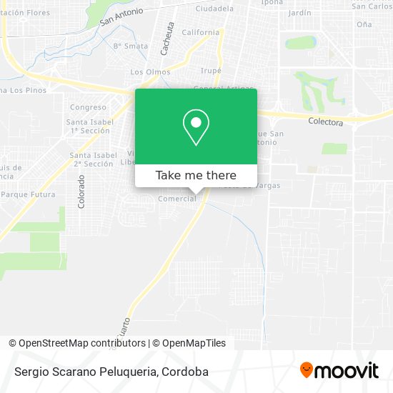 Sergio Scarano Peluqueria map
