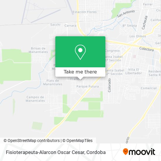 Fisioterapeuta-Alarcon Oscar Cesar map