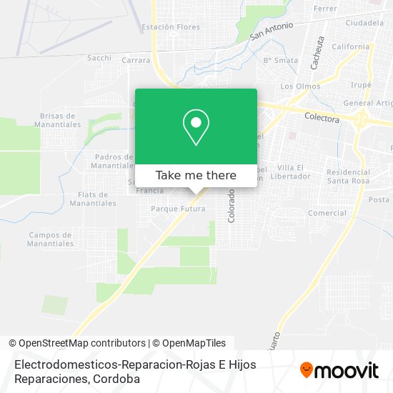Electrodomesticos-Reparacion-Rojas E Hijos Reparaciones map