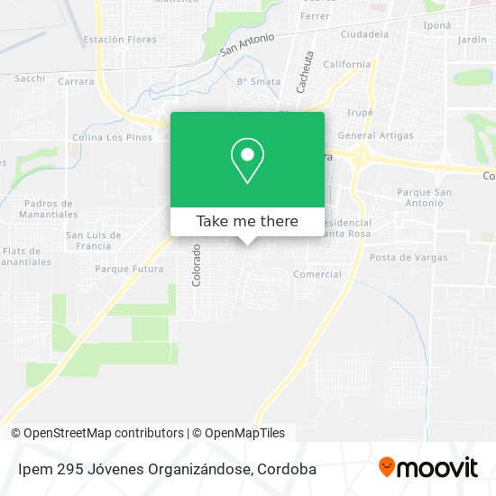 Ipem 295 Jóvenes Organizándose map