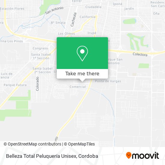 Belleza Total Peluquería Unisex map