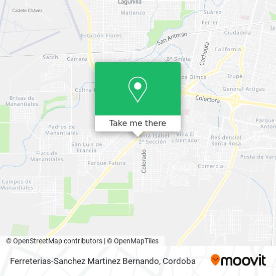 Mapa de Ferreterias-Sanchez Martinez Bernando