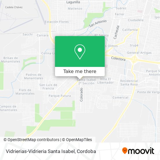 Mapa de Vidrierias-Vidrieria Santa Isabel