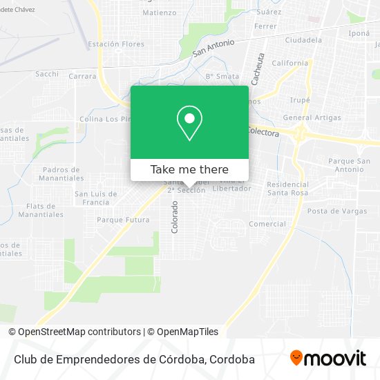 Club de Emprendedores de Córdoba map