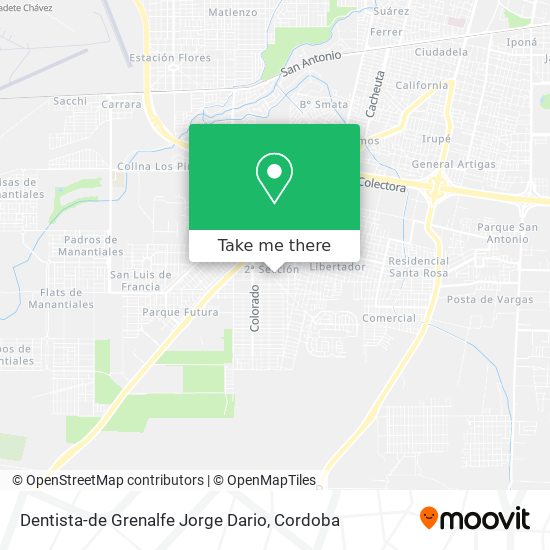 Mapa de Dentista-de Grenalfe Jorge Dario