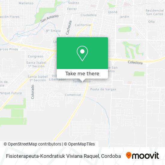 Fisioterapeuta-Kondratiuk Viviana Raquel map