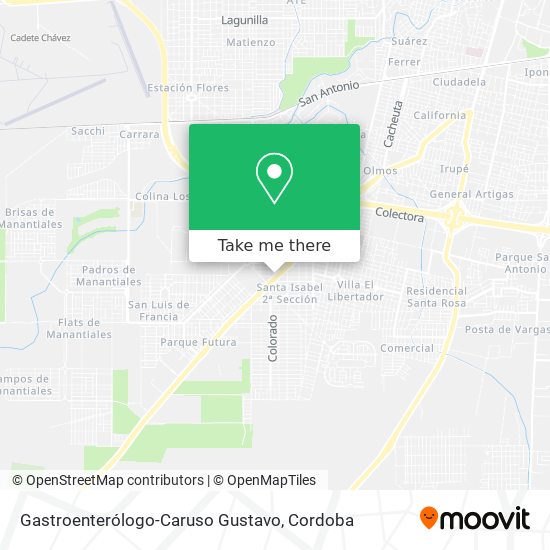 Gastroenterólogo-Caruso Gustavo map