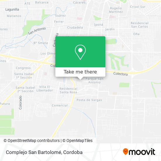 Mapa de Complejo San Bartolomé