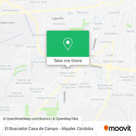 El Buscador Casa de Campo - Alquiler map