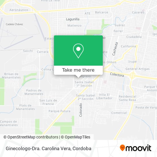 Ginecologo-Dra. Carolina Vera map