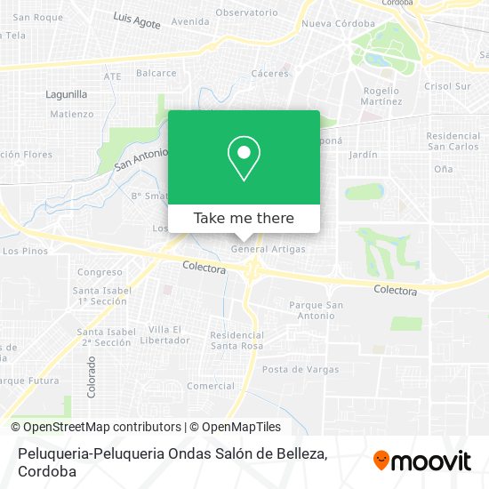 Mapa de Peluqueria-Peluqueria Ondas Salón de Belleza