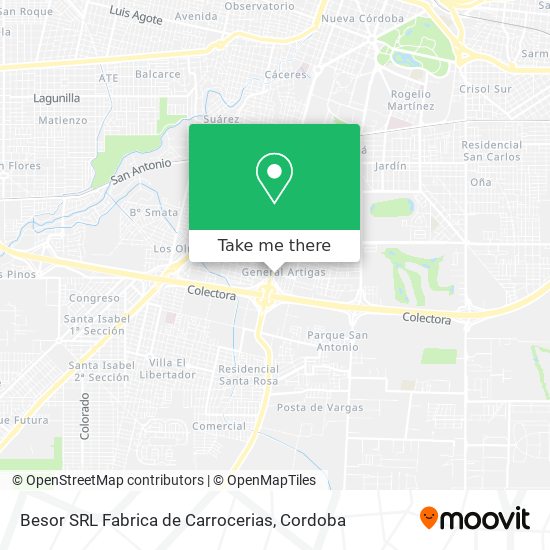Besor SRL Fabrica de Carrocerias map