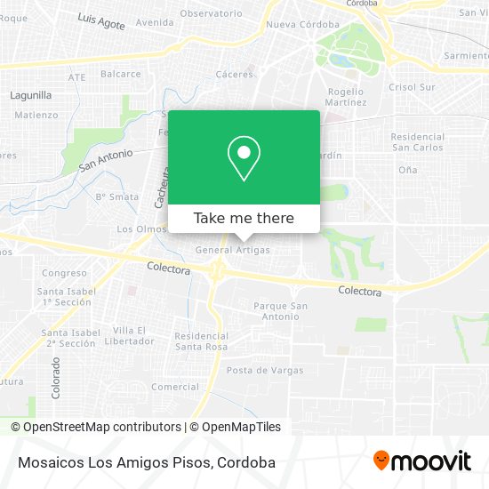 Mosaicos Los Amigos Pisos map