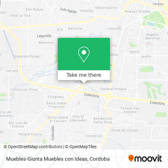 Muebles-Giunta Muebles con Ideas map