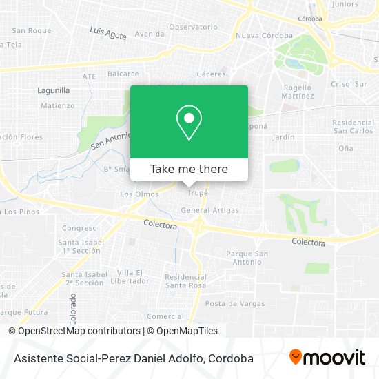 Asistente Social-Perez Daniel Adolfo map