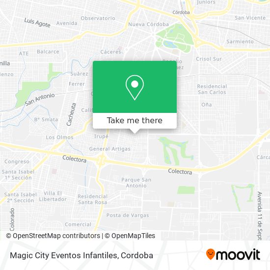 Magic City Eventos Infantiles map