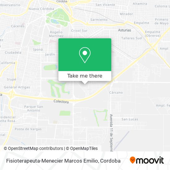 Mapa de Fisioterapeuta-Menecier Marcos Emilio