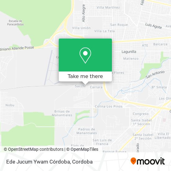 Ede Jucum Ywam Córdoba map