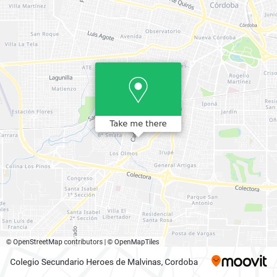 Colegio Secundario Heroes de Malvinas map