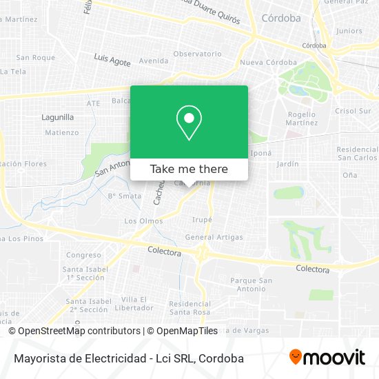 Mayorista de Electricidad - Lci SRL map