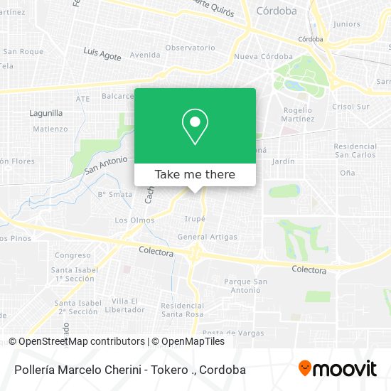 Pollería Marcelo Cherini - Tokero . map