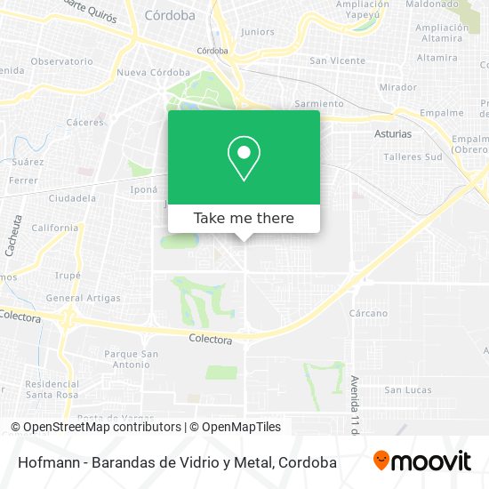Hofmann - Barandas de Vidrio y Metal map