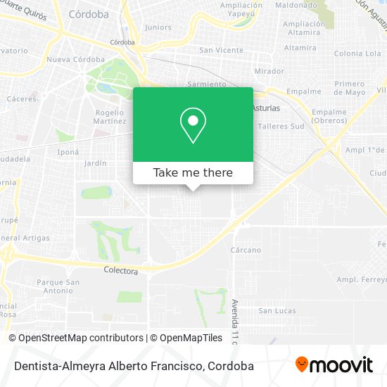 Dentista-Almeyra Alberto Francisco map