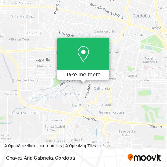 Mapa de Chavez Ana Gabriela
