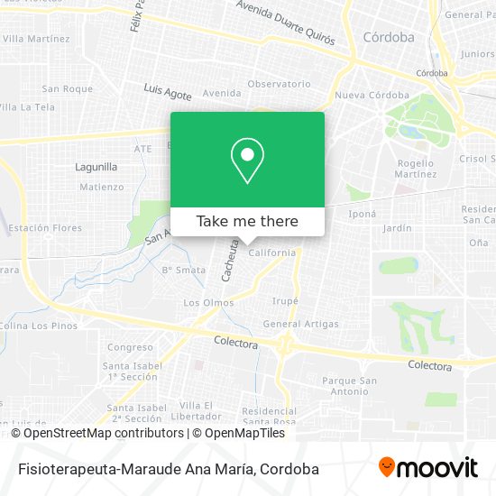 Mapa de Fisioterapeuta-Maraude Ana María