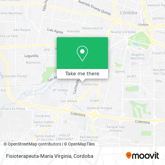 Mapa de Fisioterapeuta-María Virginia