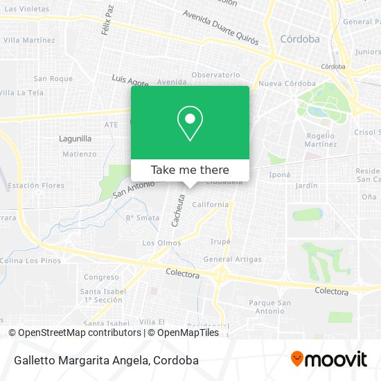 Mapa de Galletto Margarita Angela