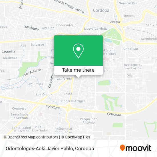 Mapa de Odontologos-Aoki Javier Pablo