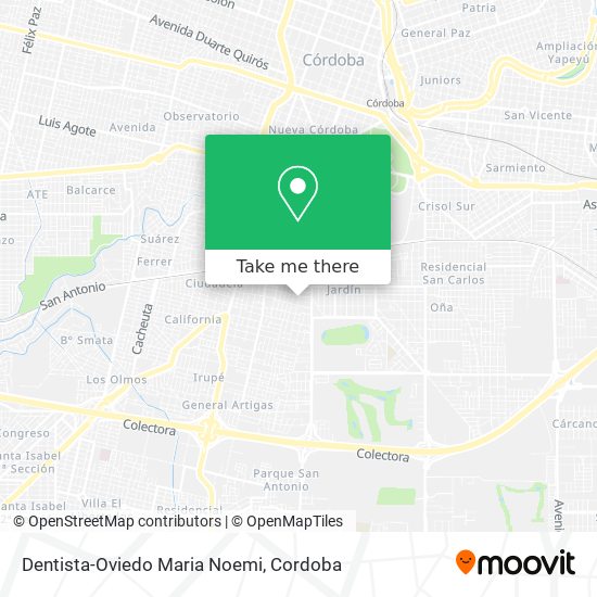 Dentista-Oviedo Maria Noemi map