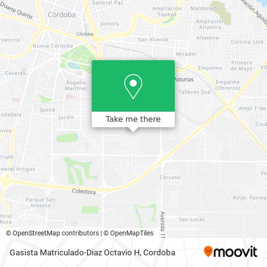 Gasista Matriculado-Diaz Octavio H map