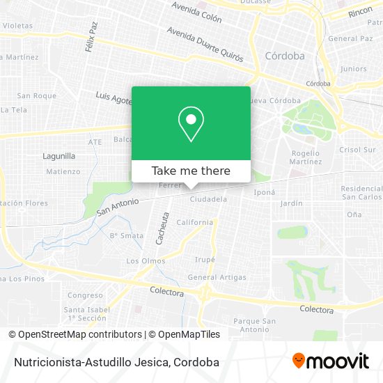 Mapa de Nutricionista-Astudillo Jesica