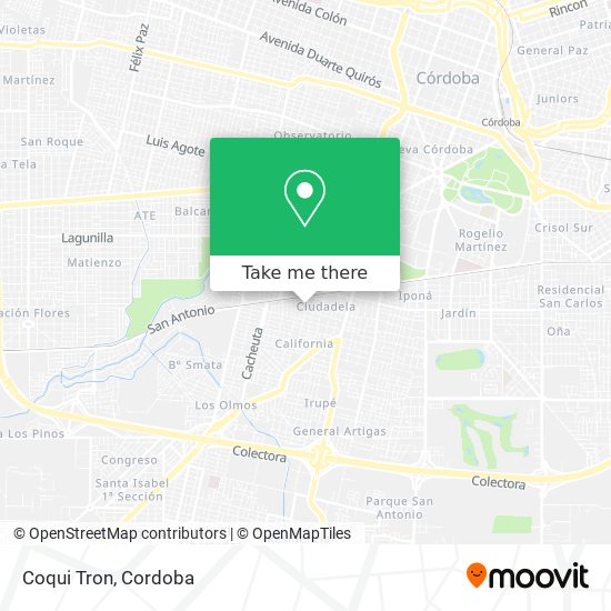 Mapa de Coqui Tron