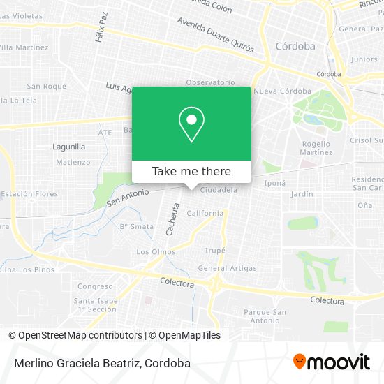 Merlino Graciela Beatriz map