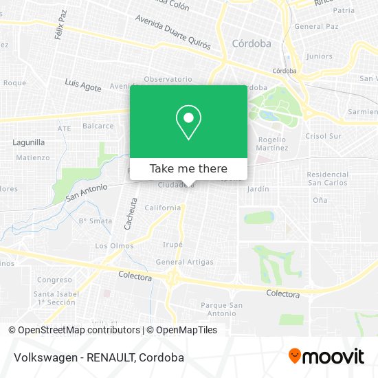 Mapa de Volkswagen - RENAULT
