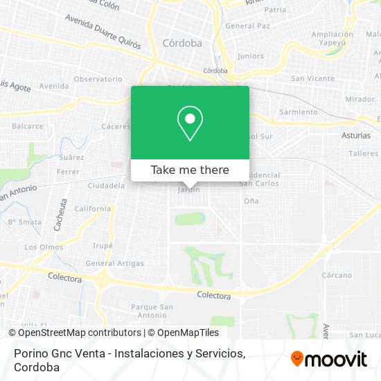 Porino Gnc Venta - Instalaciones y Servicios map