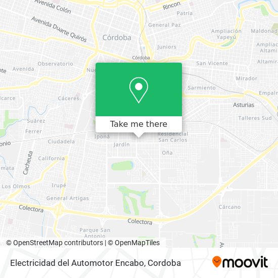 Mapa de Electricidad del Automotor Encabo