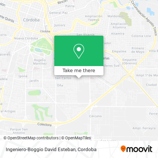 Ingeniero-Boggio David Esteban map