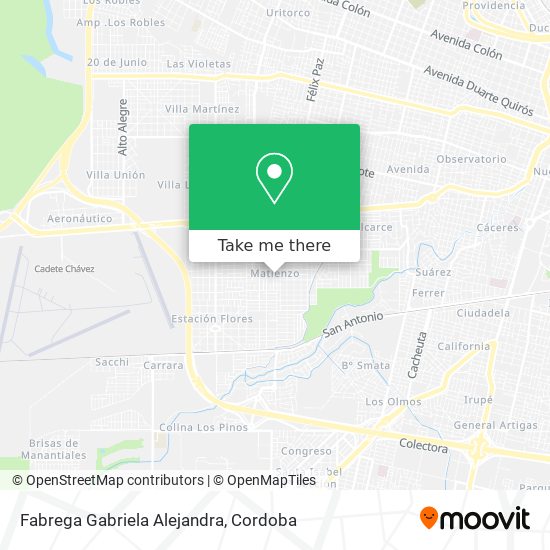 Fabrega Gabriela Alejandra map