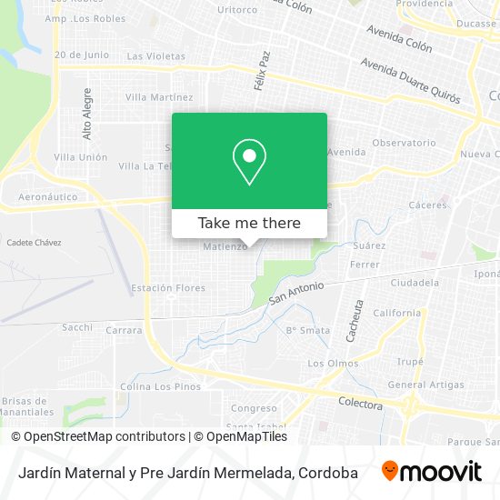 Mapa de Jardín Maternal y Pre Jardín Mermelada