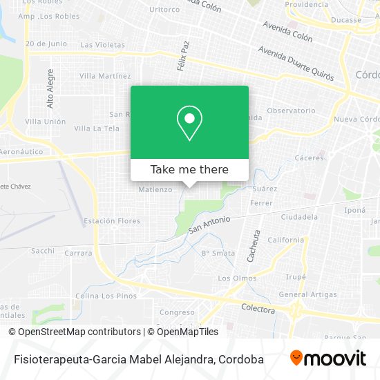 Mapa de Fisioterapeuta-Garcia Mabel Alejandra
