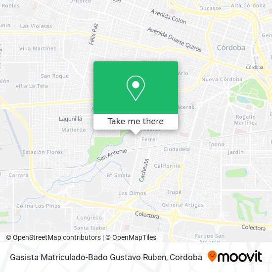 Gasista Matriculado-Bado Gustavo Ruben map