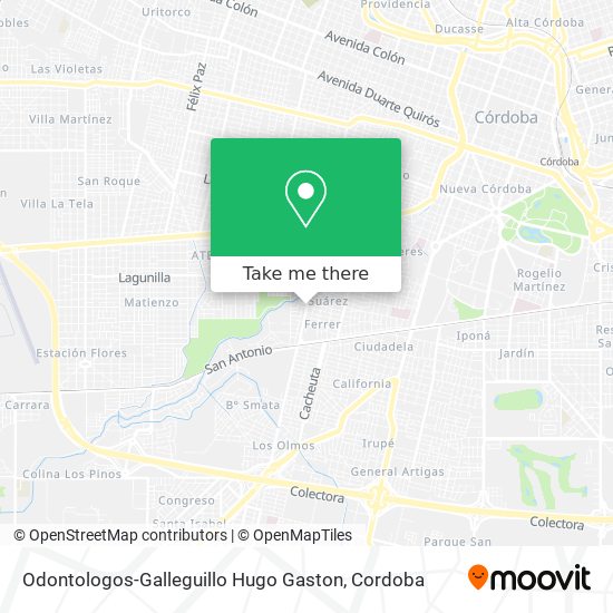 Odontologos-Galleguillo Hugo Gaston map