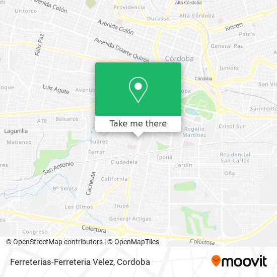 Ferreterias-Ferreteria Velez map